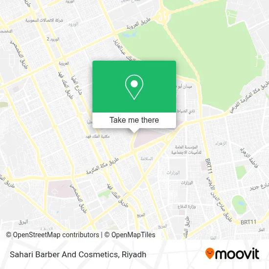 Sahari Barber And Cosmetics map