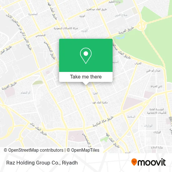 Raz Holding Group Co. map