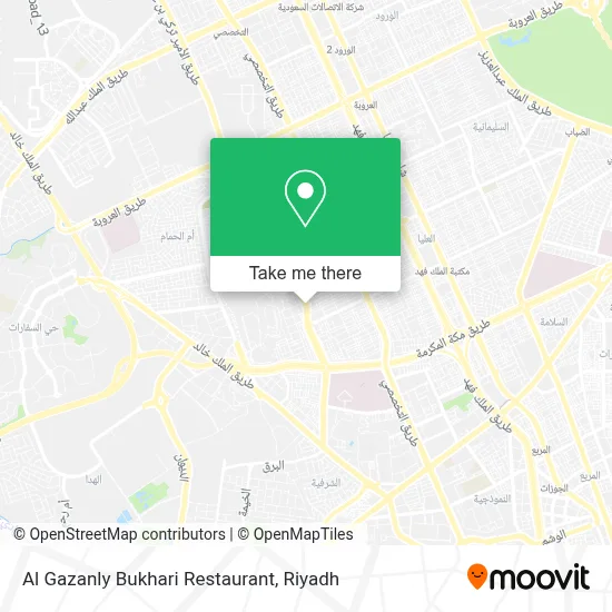 Al Gazanly Bukhari Restaurant map