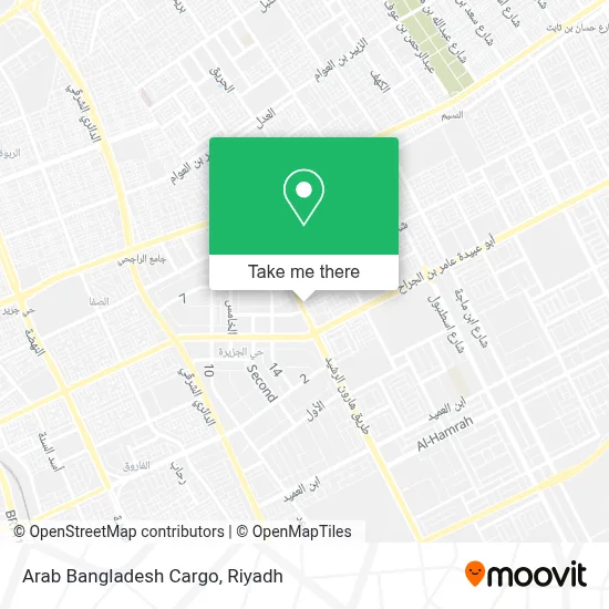 Arab Bangladesh Cargo map