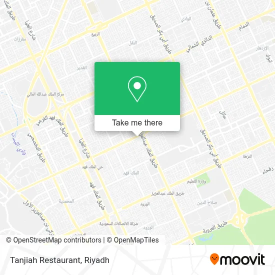 Tanjiah Restaurant map