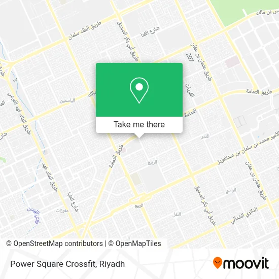 Power Square Crossfit map