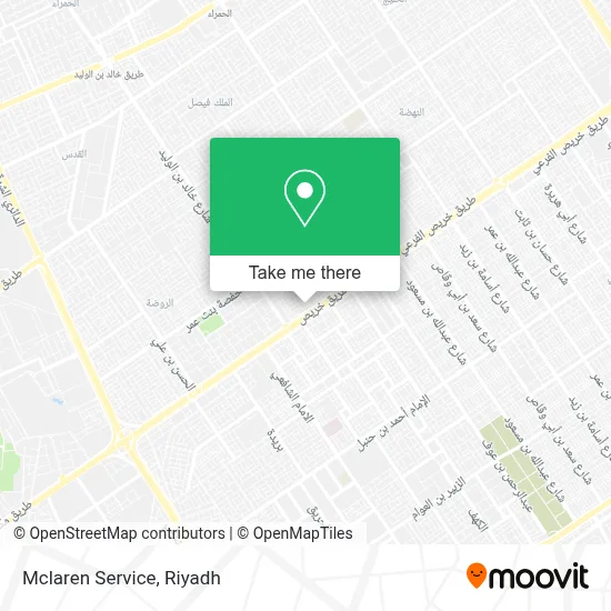 Mclaren Service map