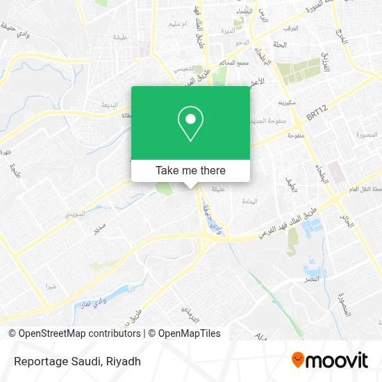 Reportage Saudi map