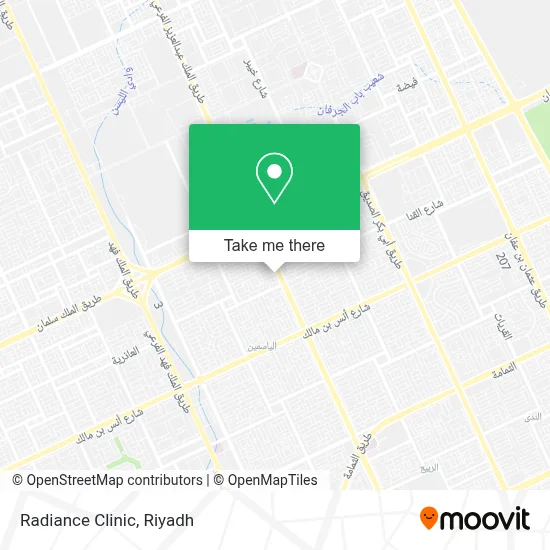 Radiance Clinic map
