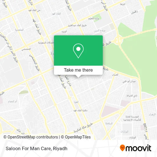 Saloon For Man Care map