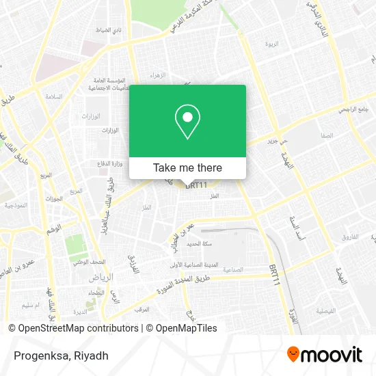 Progenksa map