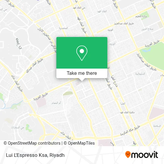 Lui L'Espresso Ksa map