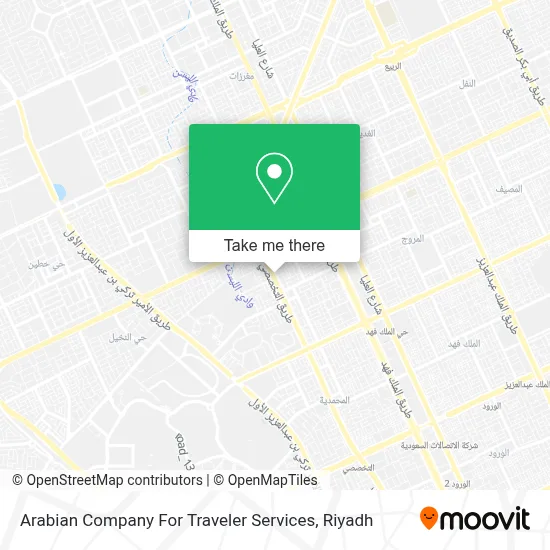 Arabian Company For Traveler Services map