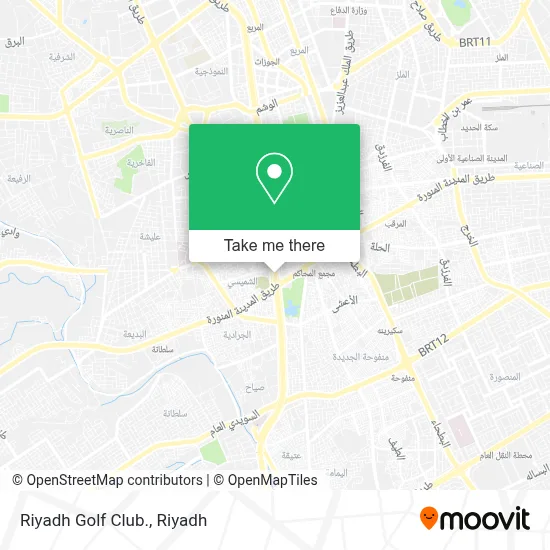 Riyadh Golf Club. map