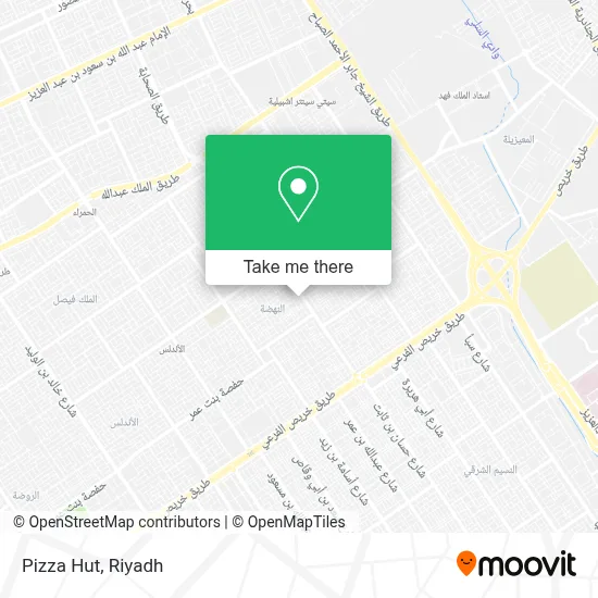 Pizza Hut map