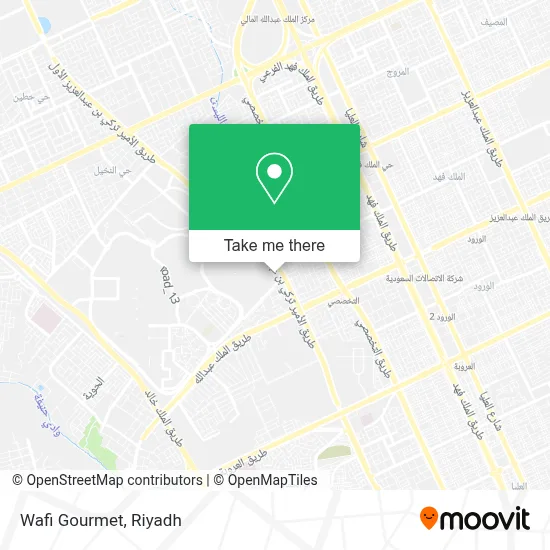 Wafi Gourmet map