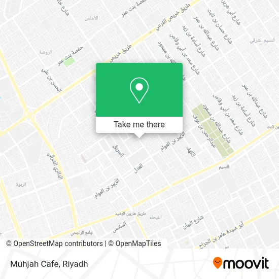 Muhjah Cafe map