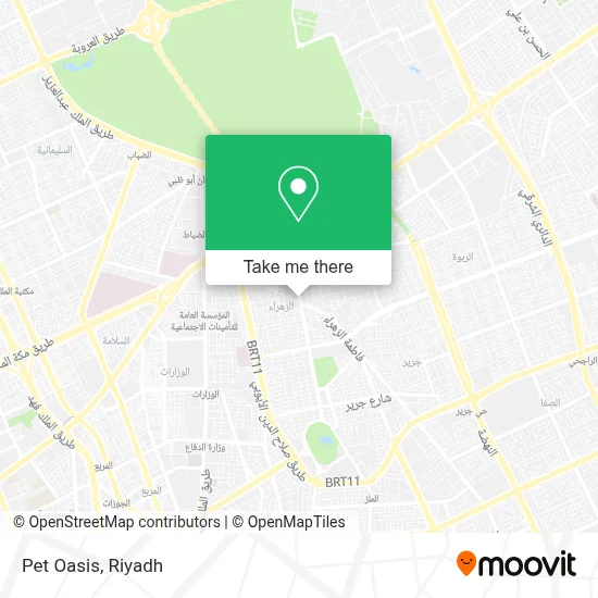 Pet Oasis map