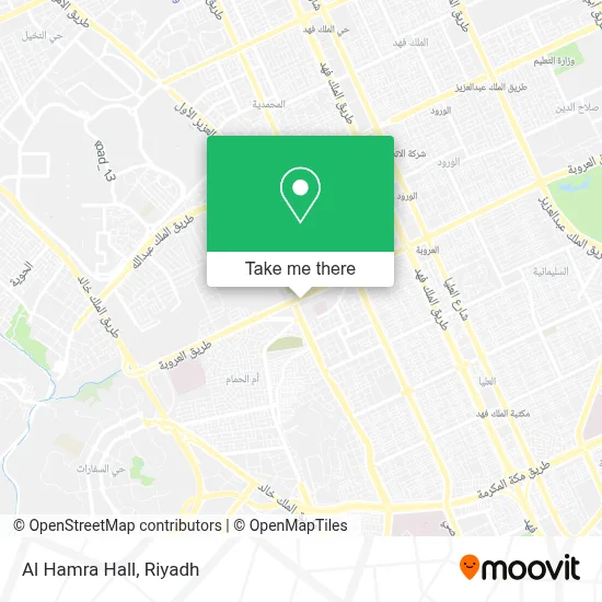 Al Hamra Hall map