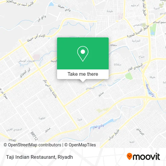 Taji Indian Restaurant map