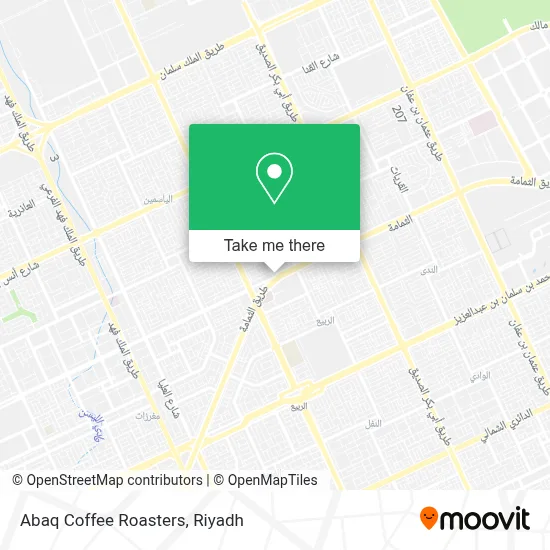 Abaq Coffee Roasters map
