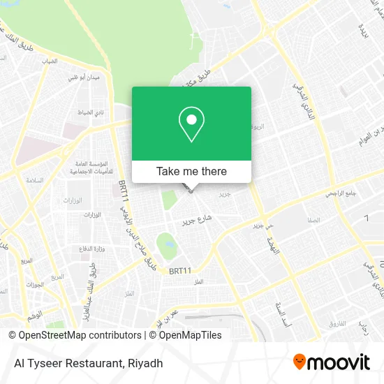 Al Tyseer Restaurant map