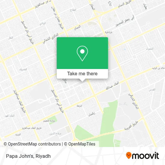 Papa John's map