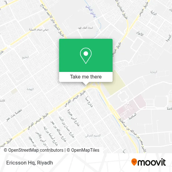 Ericsson Hq map
