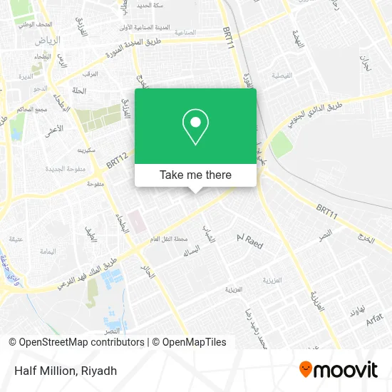 Half Million map