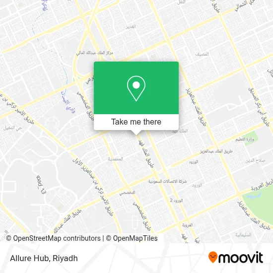 Allure Hub map