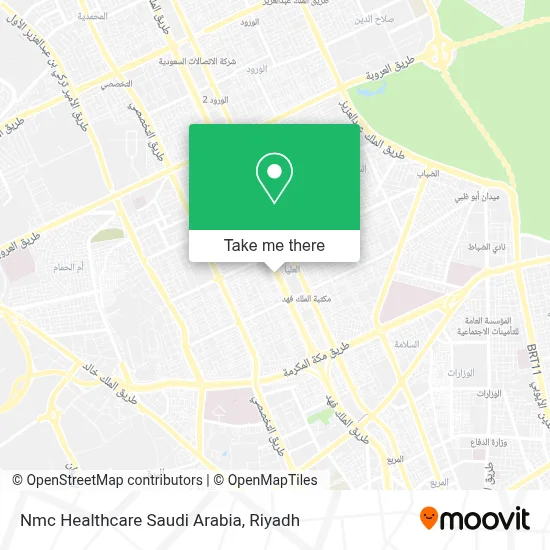 Nmc Healthcare Saudi Arabia map