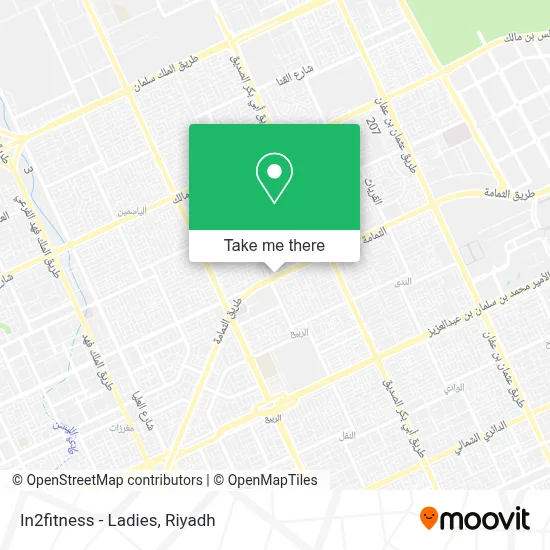 In2fitness - Ladies map