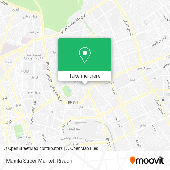 Manila Super Market map