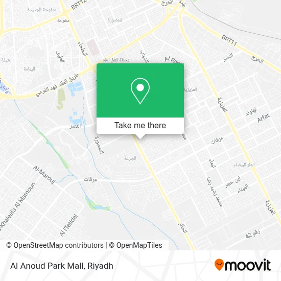 Al Anoud Park Mall map