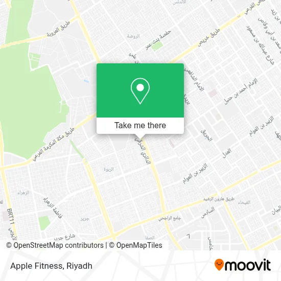 Apple Fitness map