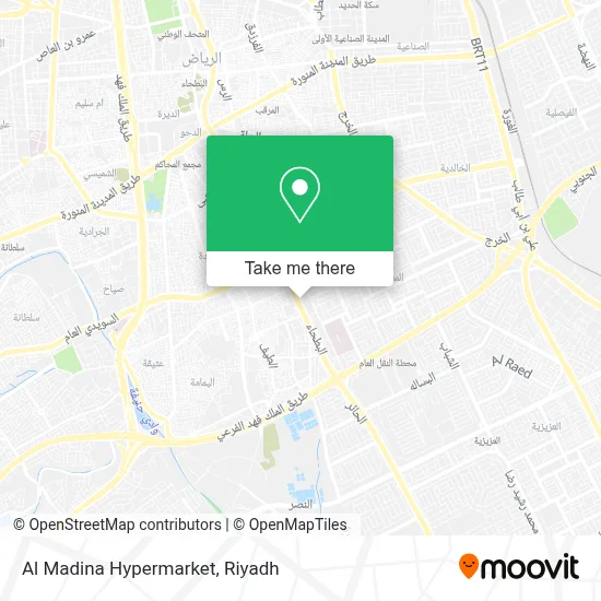 Al Madina Hypermarket map