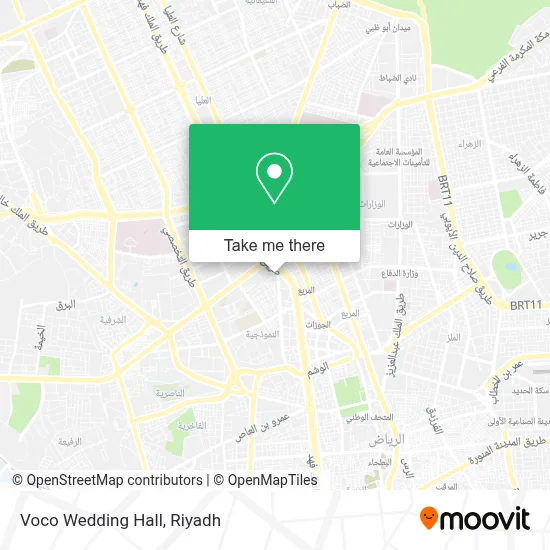 Voco Wedding Hall map