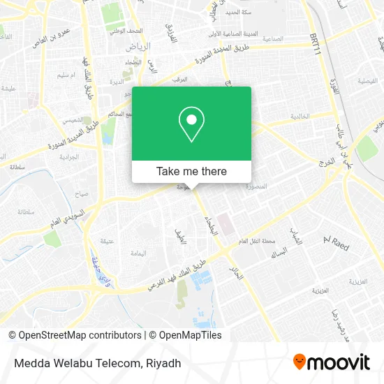 Medda Welabu Telecom map