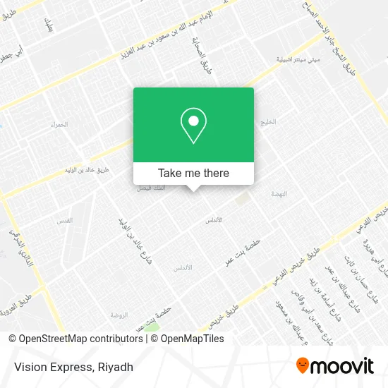 Vision Express map