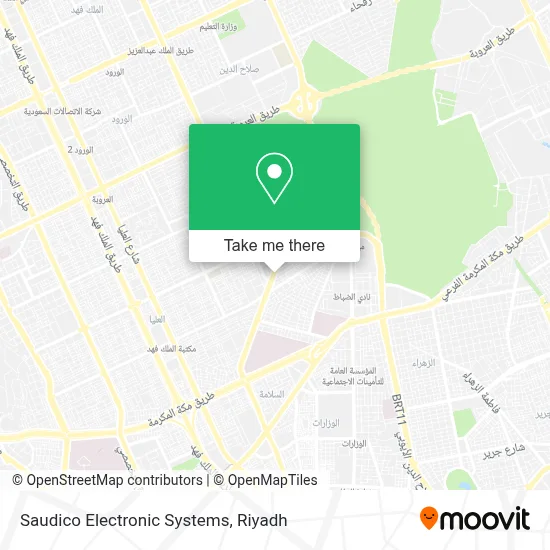 Saudico Electronic Systems map