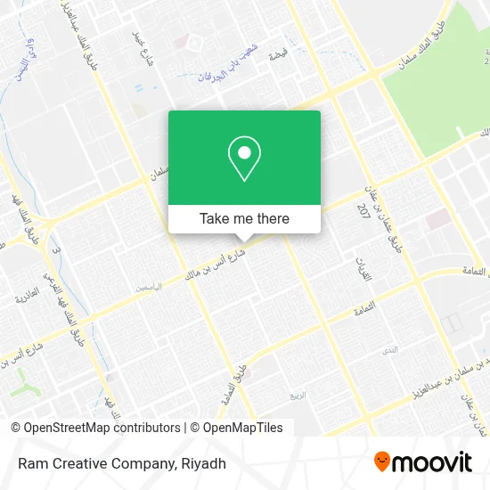 Ram Creative Company map