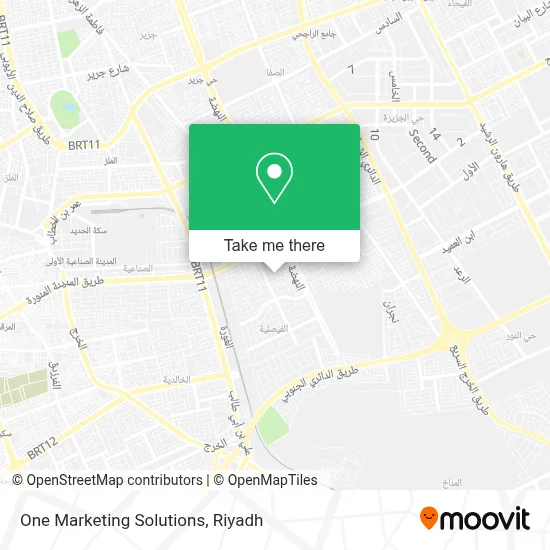 One Marketing Solutions map