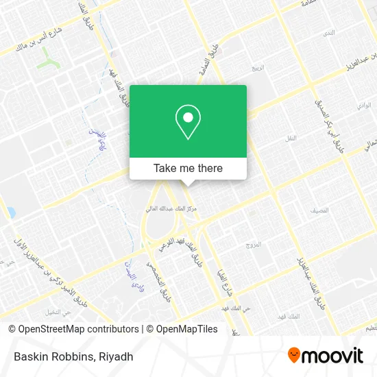 Baskin Robbins map