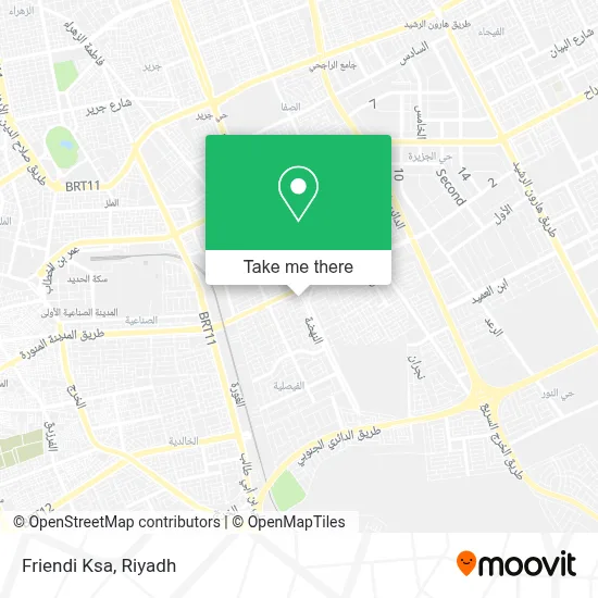 Friendi Ksa map