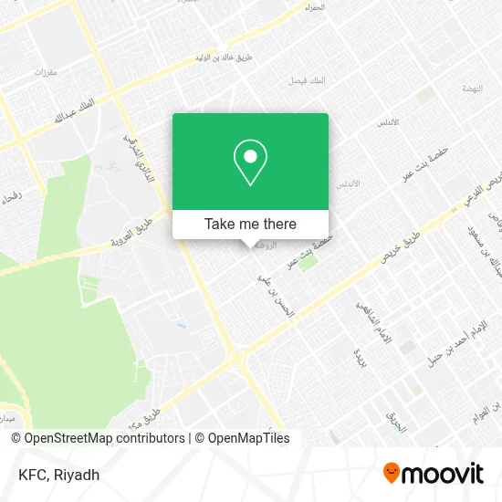 KFC map