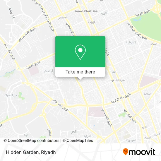 Hidden Garden map