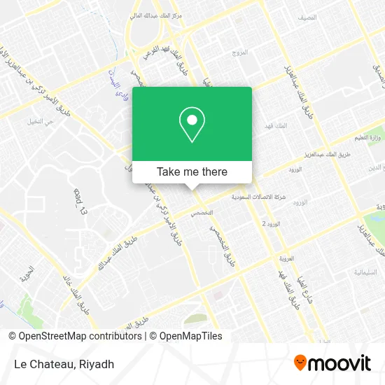 Le Chateau map