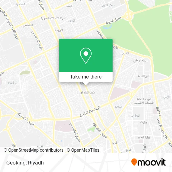 Geoking map