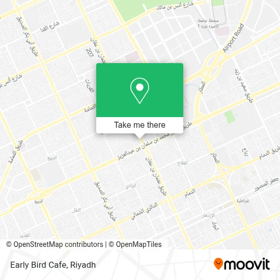 Early Bird Cafe map