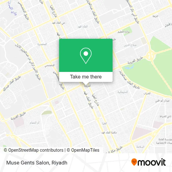Muse Gents Salon map