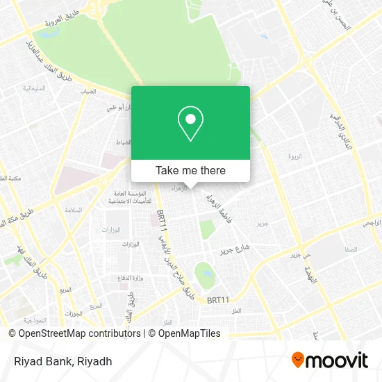 Riyad Bank map