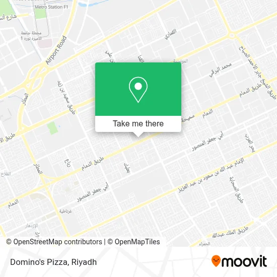 Domino's Pizza map