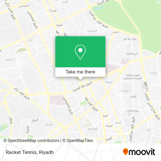 Racket Tennis map