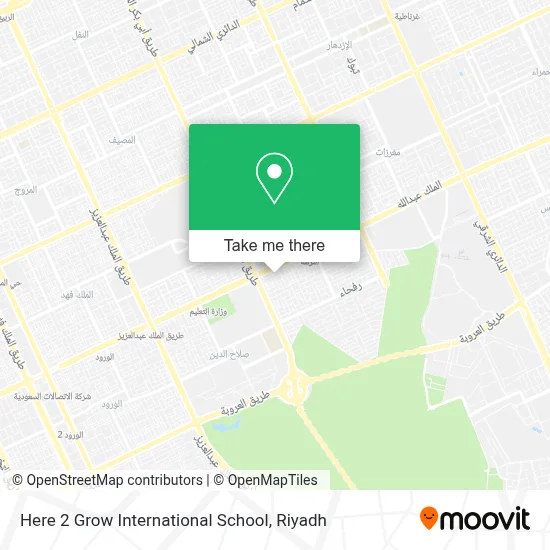 Here 2 Grow International School map